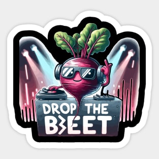 Drop the Beat DJ Beet (Back Print) Sticker